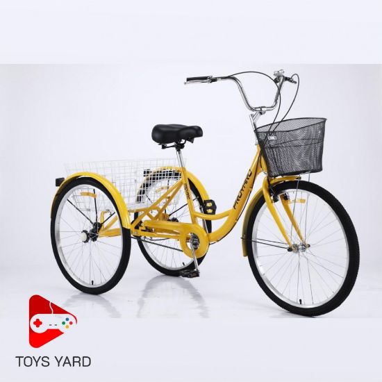 صورة دراجة 3 كفرات مقاس 26 الوان متعدده